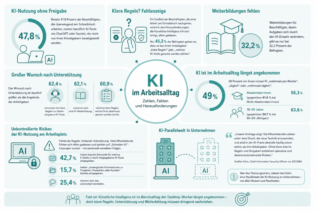 KI-Nutzung im Arbeitsalltag
